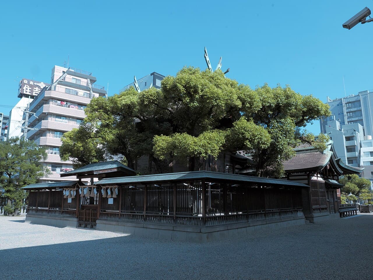 The main hall of Imamiya Ebisu Shrine in Naniwa Ward, Osaka