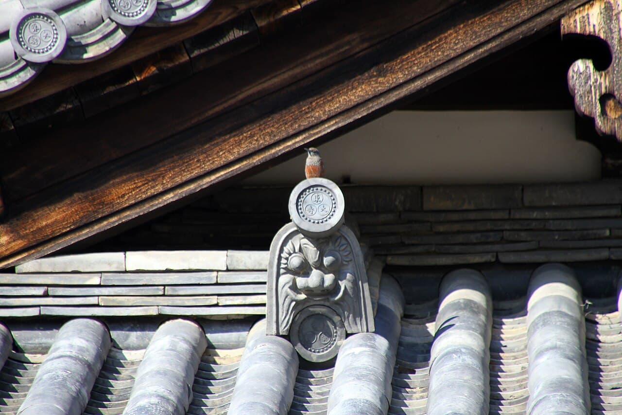 The Nigatsudo hall of Todaiji temple in Nara, site of the Omizutori fire ritual