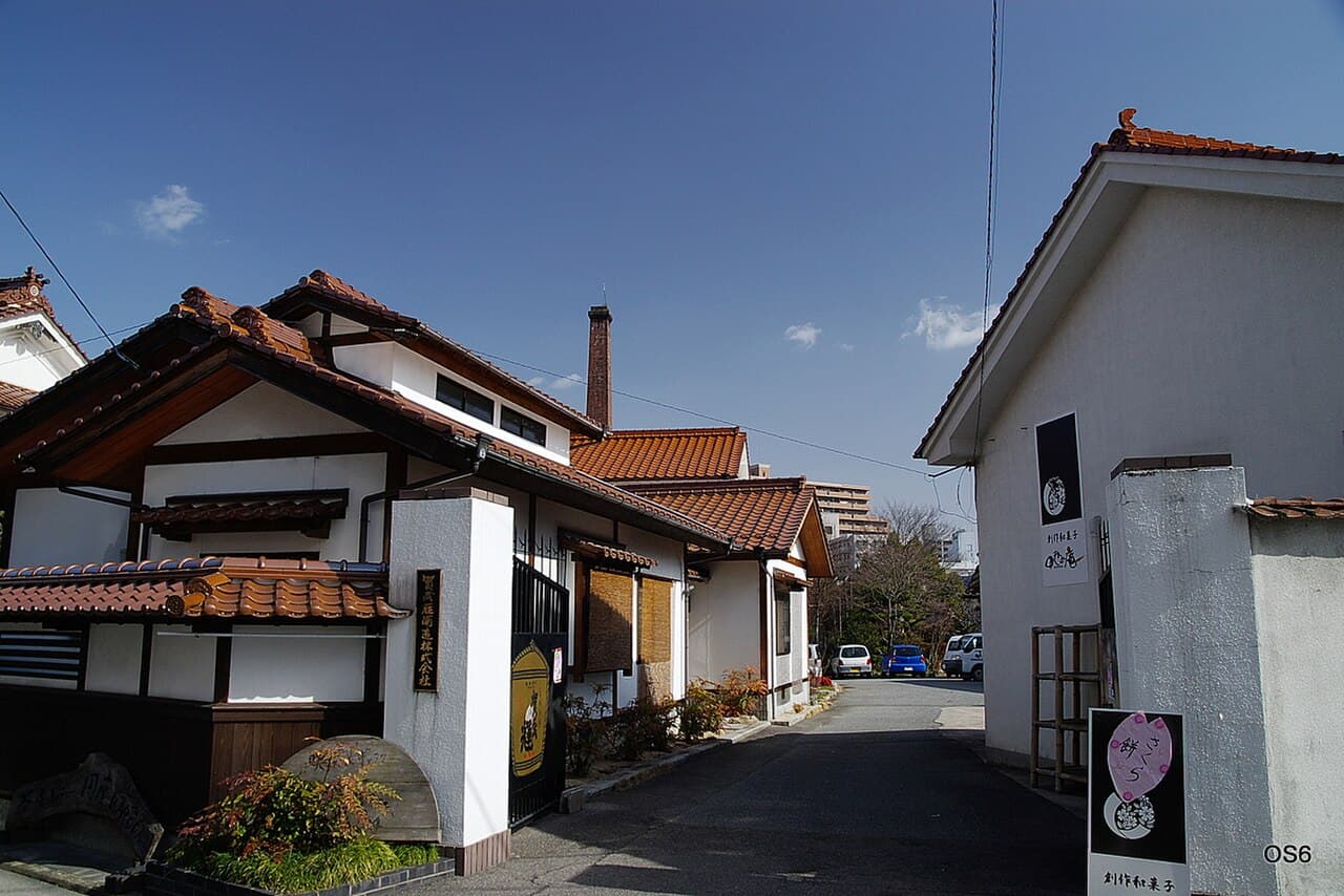 The Kamotsuki sake brewery in the Saijo sake-brewing district of Higashihiroshima