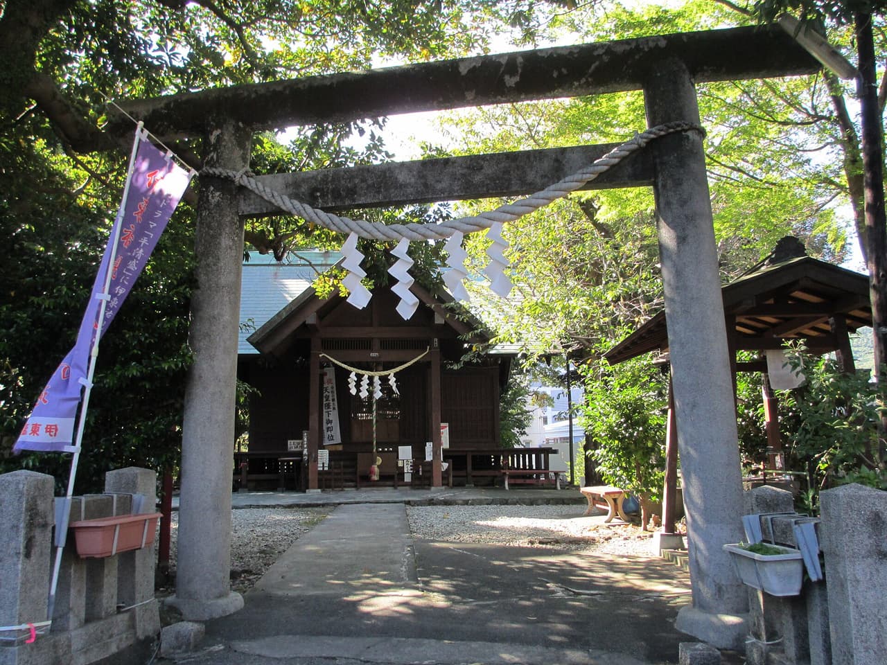 Otonashi Shrine in Ito, Shizuoka, venue of the Shiritsumi Matsuri