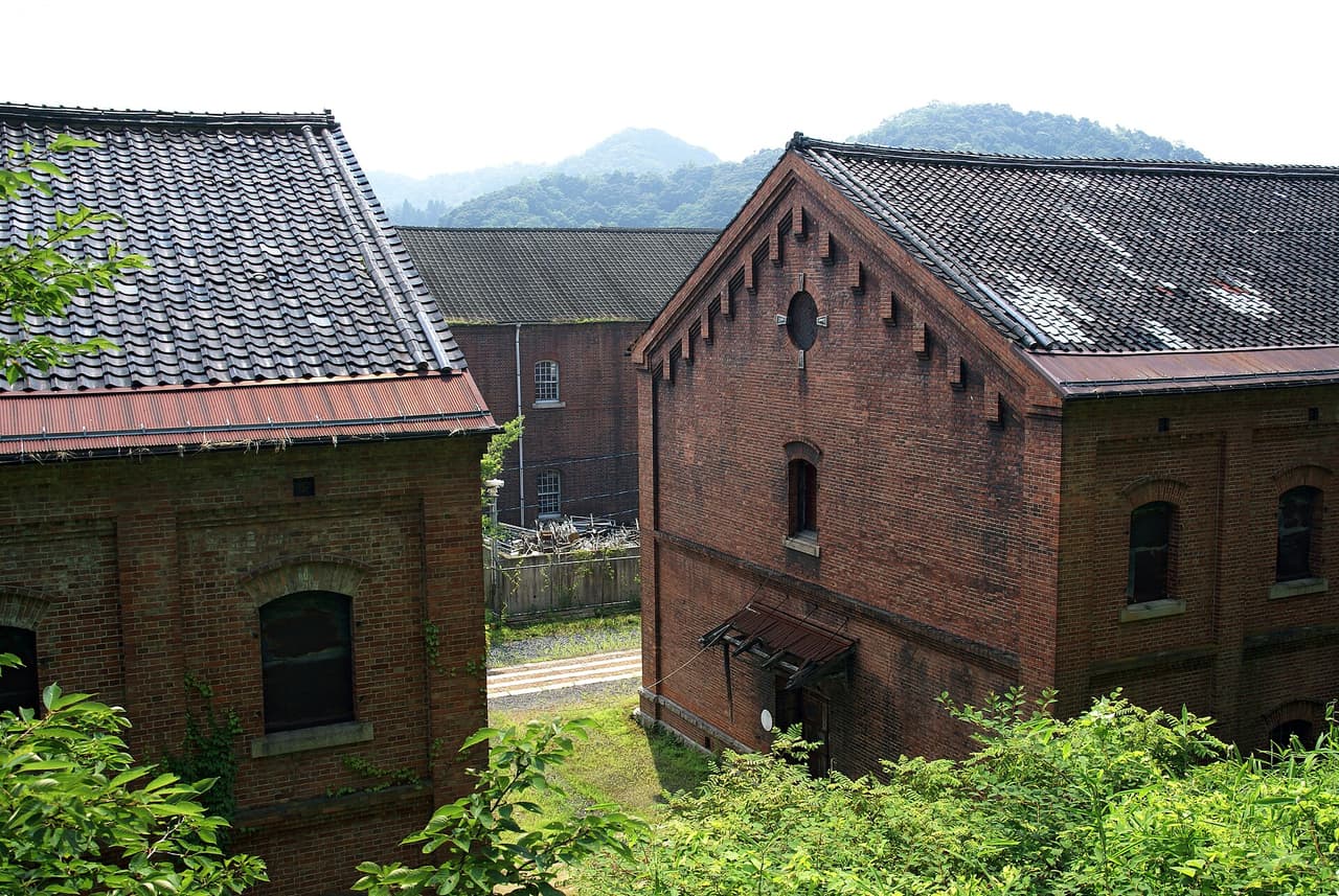 The red brick warehouses of East Maizuru, Kyoto (Maizuru Red Brick Park)