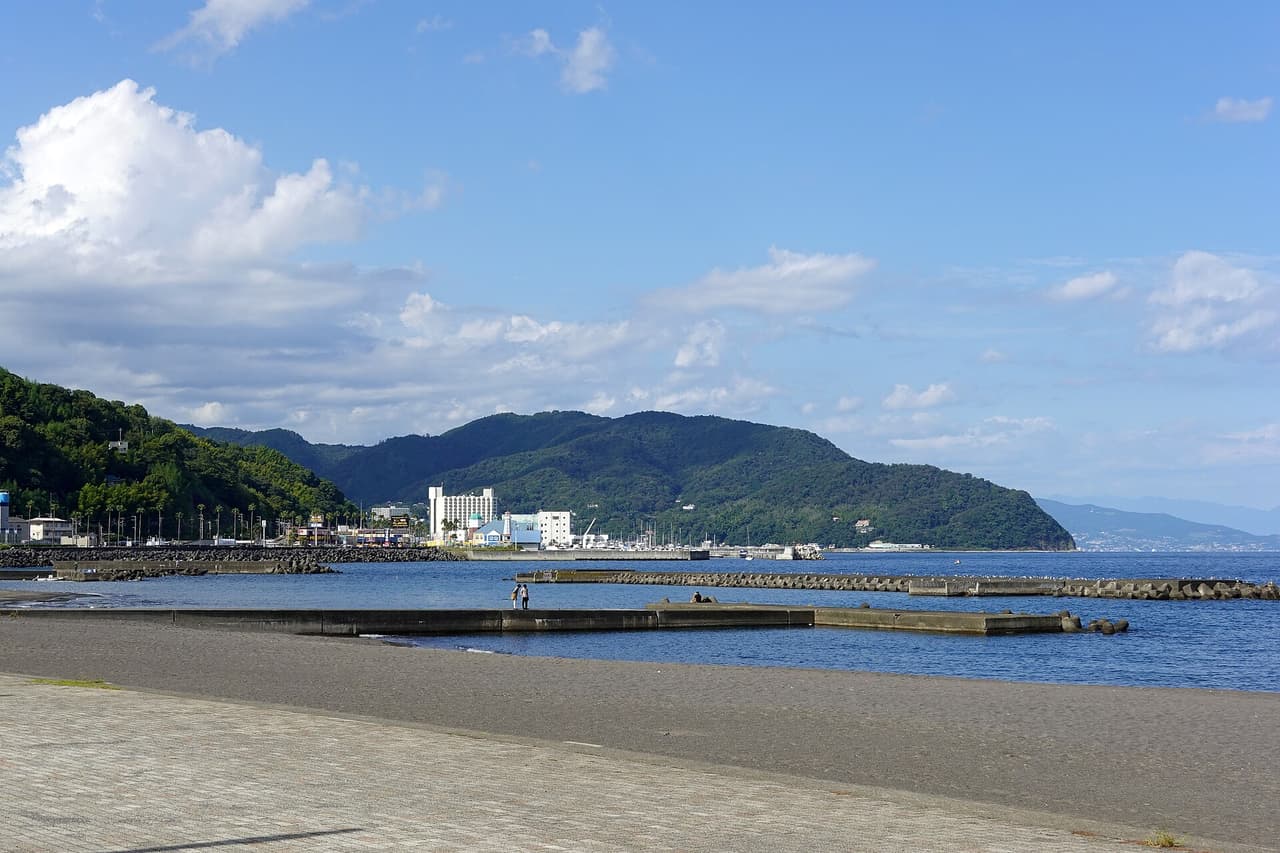 Ito Orange Beach, Shizuoka — start and finish of the marathon