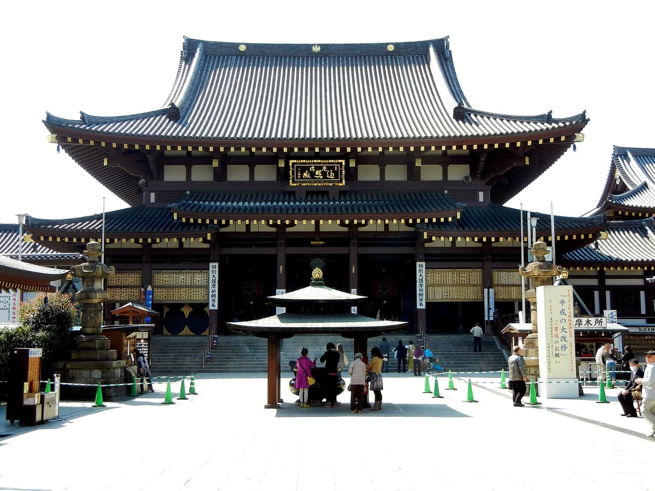 The main hall of Kawasaki Daishi (Heikenji) temple in Kawasaki, Kanagawa
